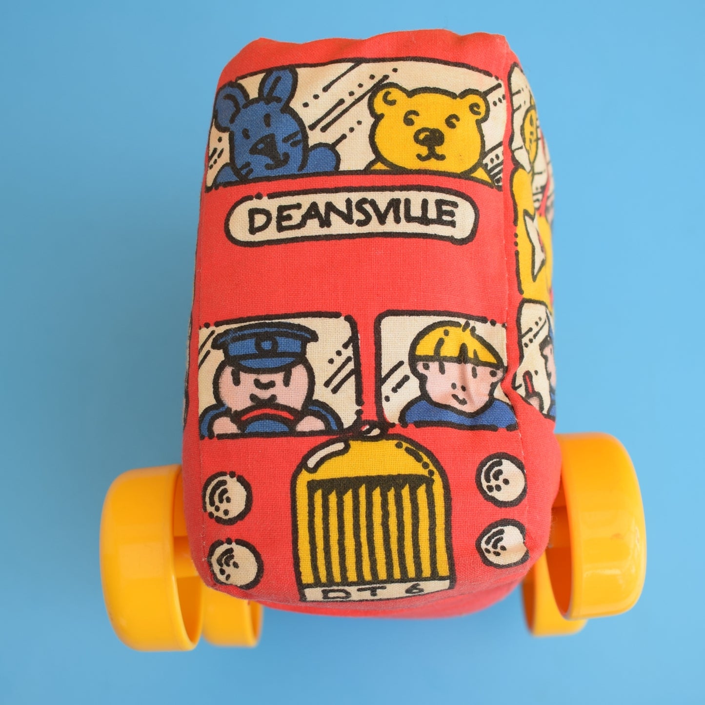 Vintage 1980s Rare Deans Childsplay Fabric Bus