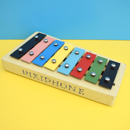 Vintage 1950s Pixiphone Xylophone - Rainbow Colours