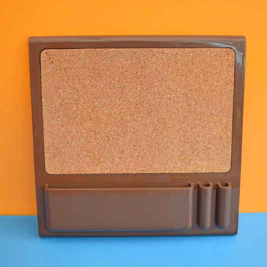 Vintage 1970s Plastic/ Cork Notice - Habitat . by Pineapple Retro