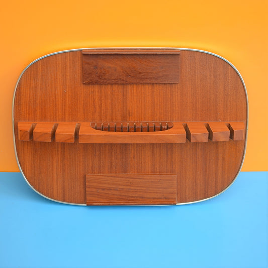 Vintage 1960s Cutlery Rack- Teak by Pineapple Retro