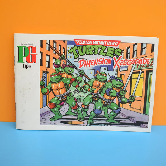 Vintage 1990s Tea Cards- Teenage Mutant Turtles by Pineapple Retro