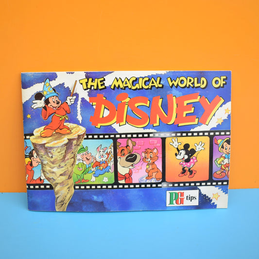 Vintage 1990s Tea Cards Booklet - Disney by Pineapple Retro