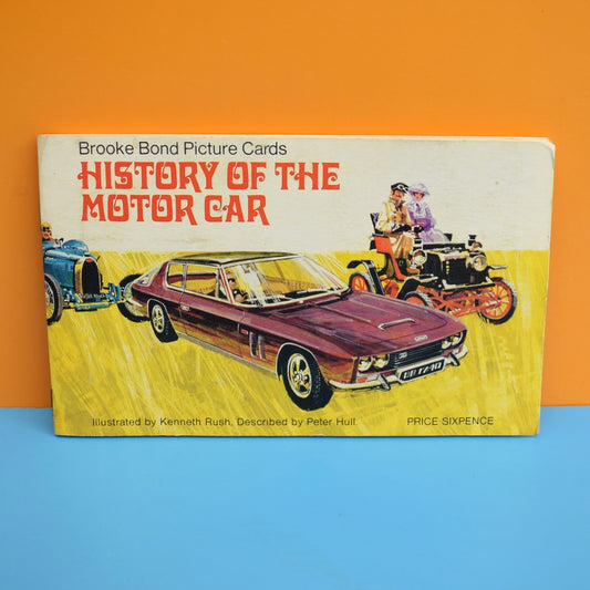 Vintage 1960s Tea Card Collection- History Of Cars by Pineapple Retro