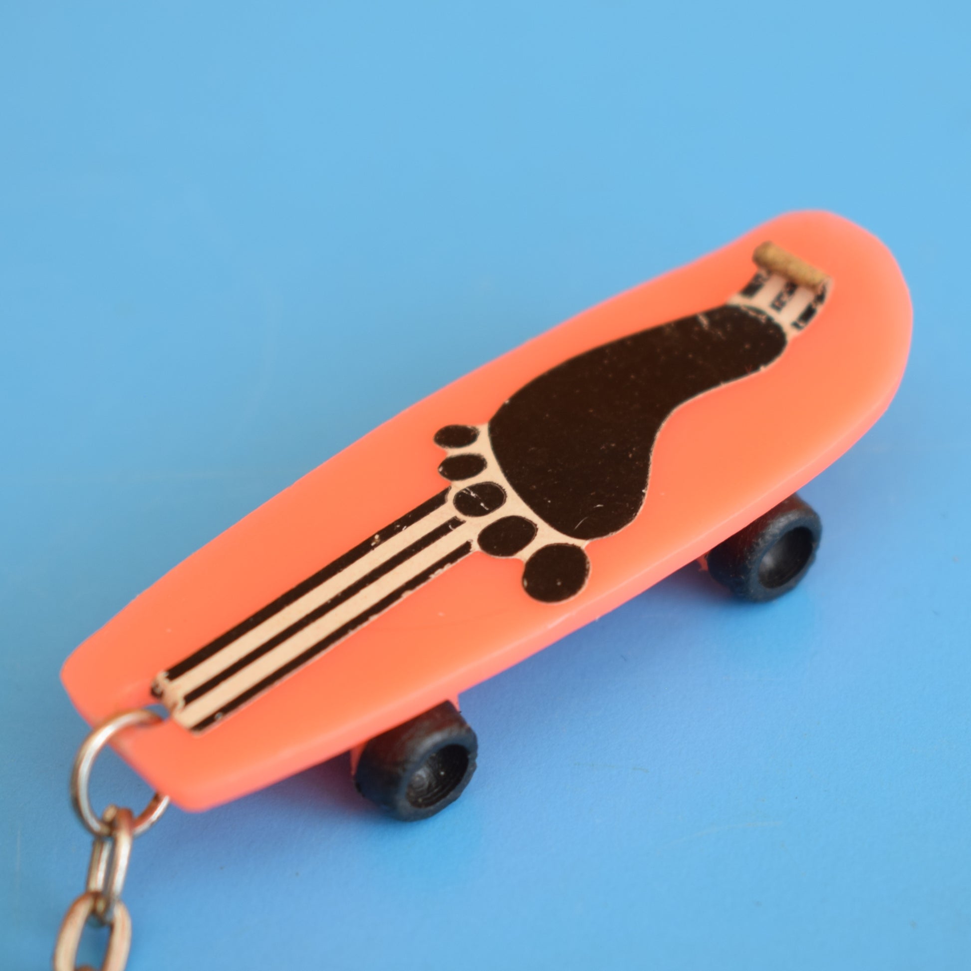 Vintage 1980s Mixed Keyrings - PacMan, Miniatures Etc by Pineapple Retro