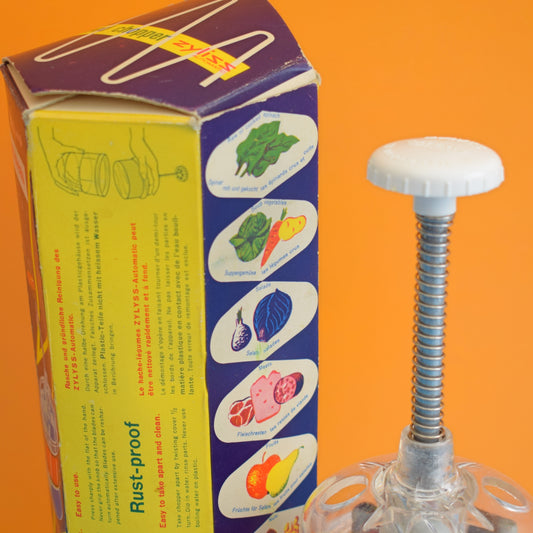 Vintage 1960s Zyliss Automatic Chopper- Boxed by Pineapple Retro