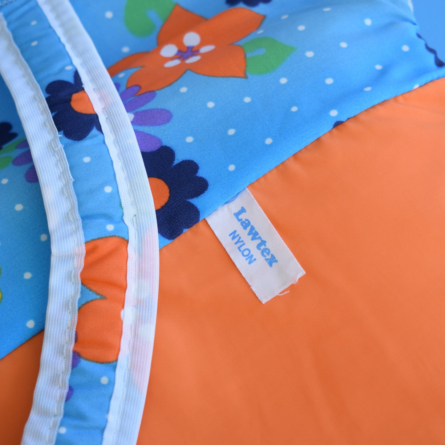 Vintage 1970s Padded Long Folding Cushion