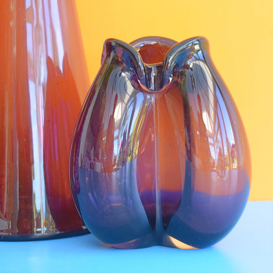 Vintage 1960s Glass Vases - Italian, Czech, Danish by Pineapple Retro