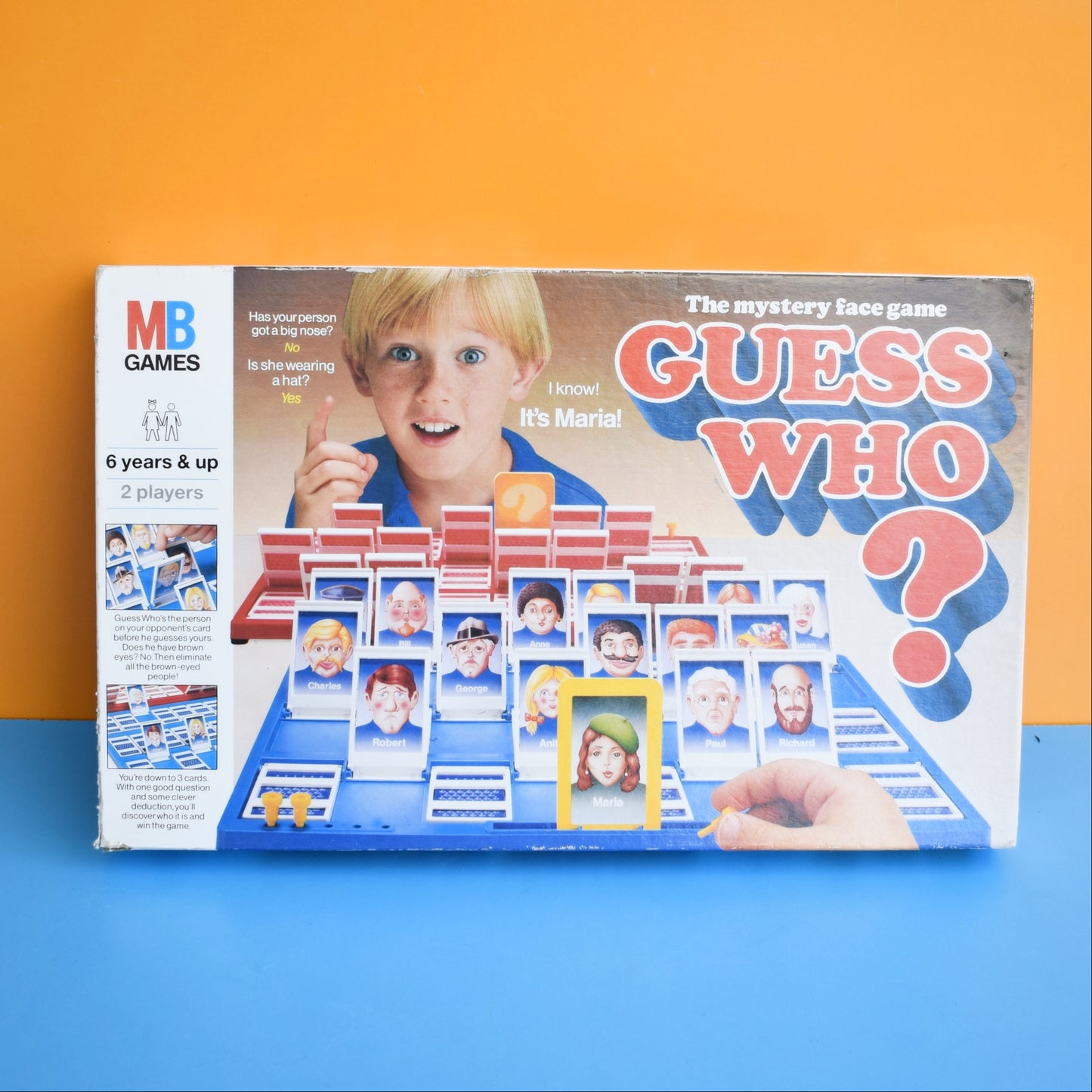Vintage 1980s Guess Who MB Game