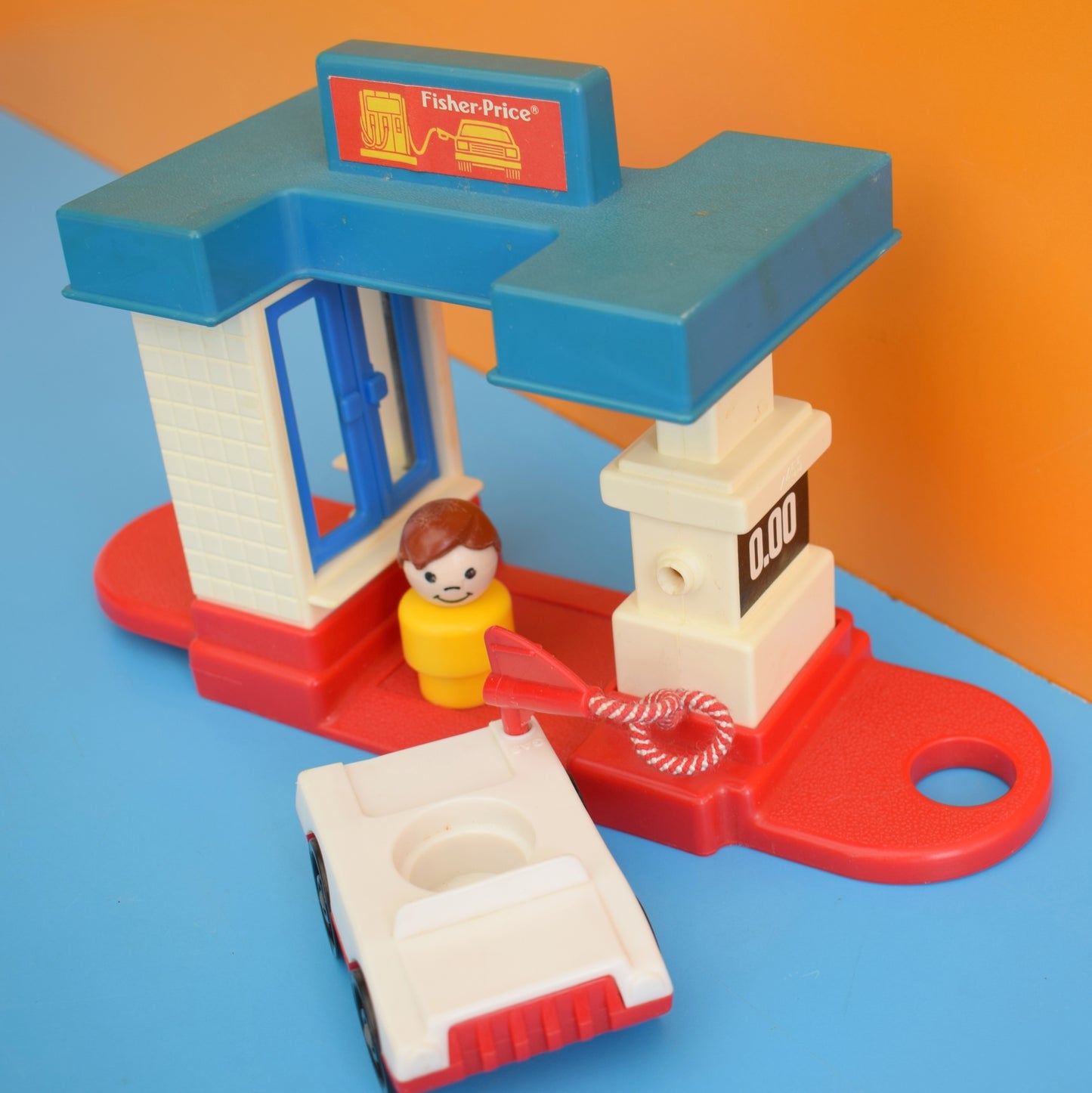 Vintage 1980s Fisher Price - Gas Station - Boxed