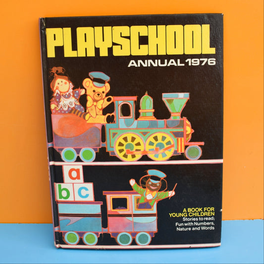 Vintage 1970s Play School Book by Pineapple Retro