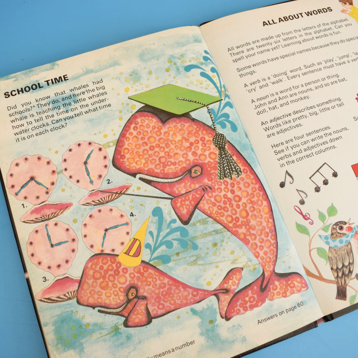 Vintage 1970s Play School Book