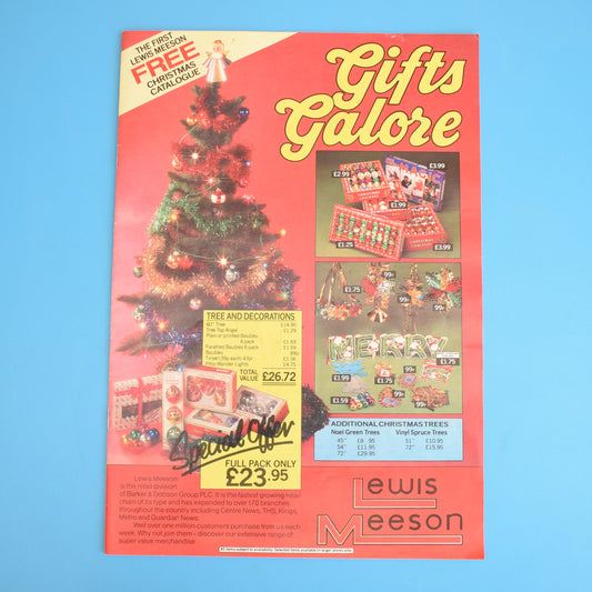 Vintage 1980s Meeson Christmas Catalogue