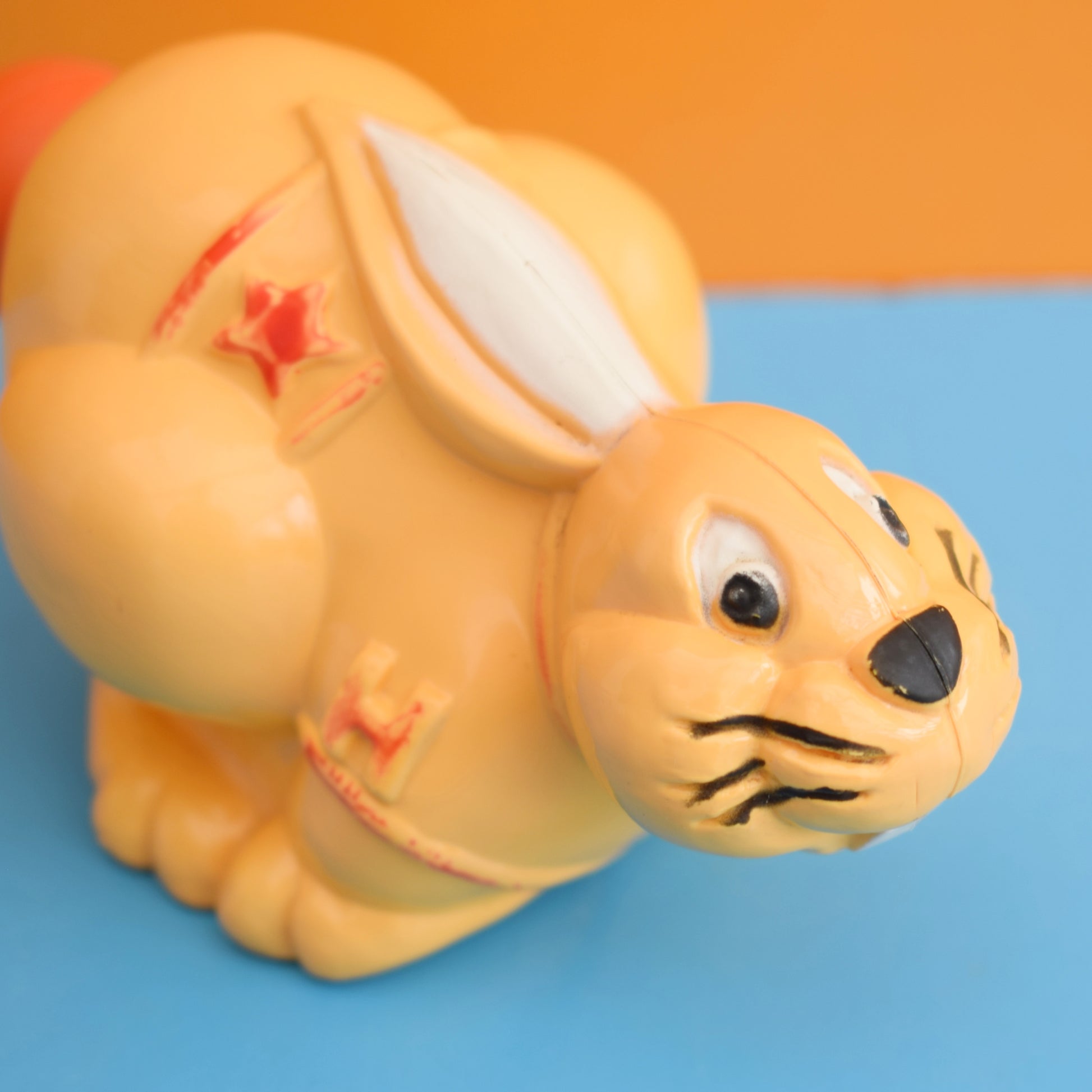 Vintage 1970s Plastic Bubble Bath Bottle- Bunny by Pineapple Retro