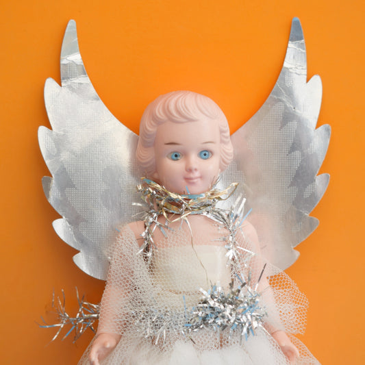 Vintage 1950s Christmas Fairy Tree Topper by Vintage