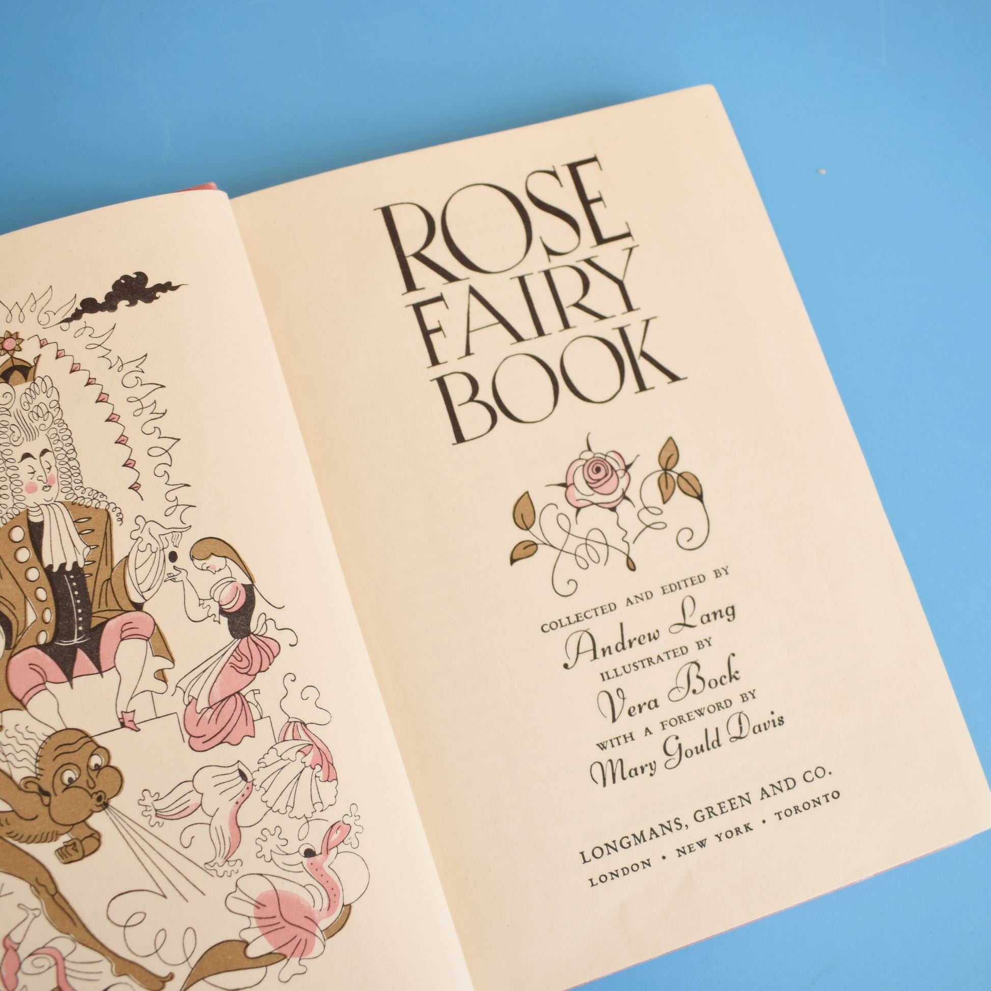 Vintage 1950s Rose Fairy Book- Andrew Lang by Pineapple Retro