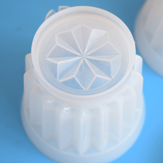 Vintage 1970s Tupperware Mini Jelly Moulds - Jellettes