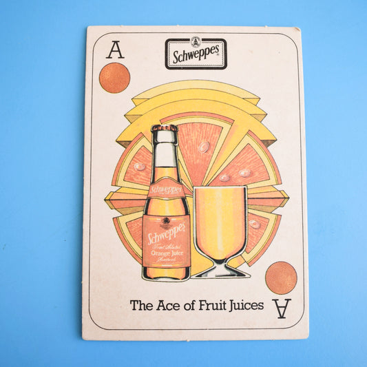 Vintage 1970s Schweppes Beer Mats- Anywhere in the World by Pineapple Retro