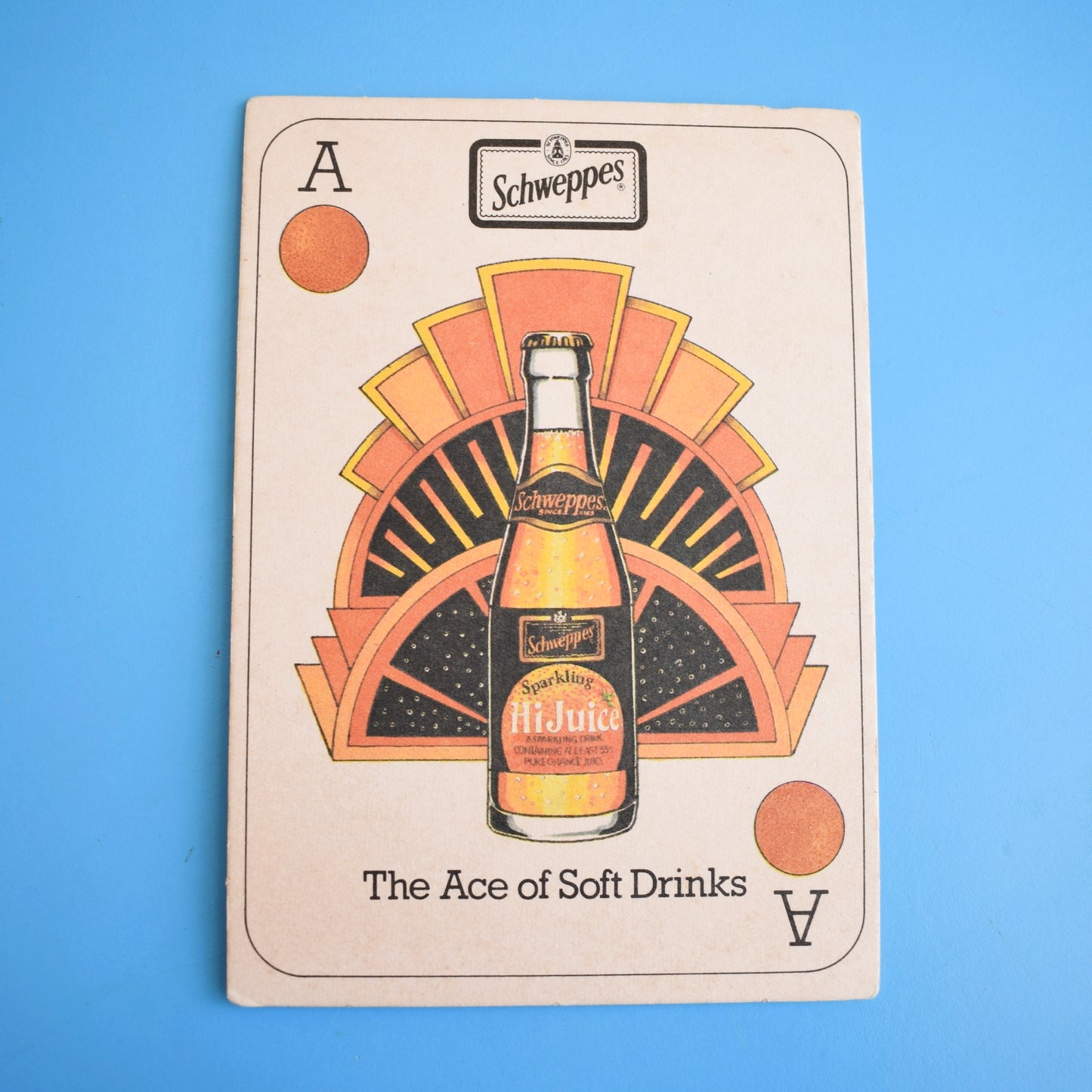 Vintage 1970s Schweppes Beer Mats- Anywhere in the World