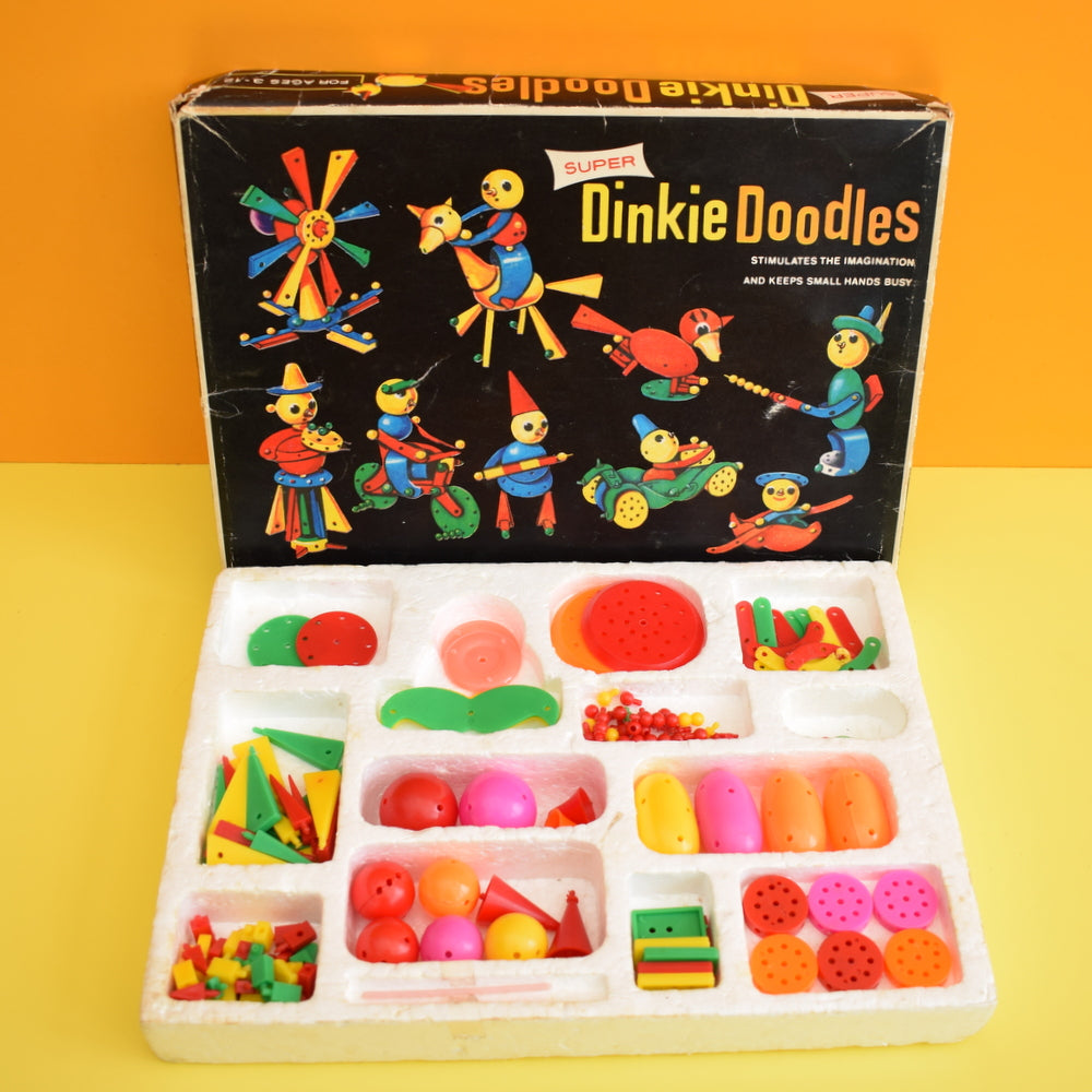 Vintage 1960s Dinkie Doodles - Plastic Building Toy