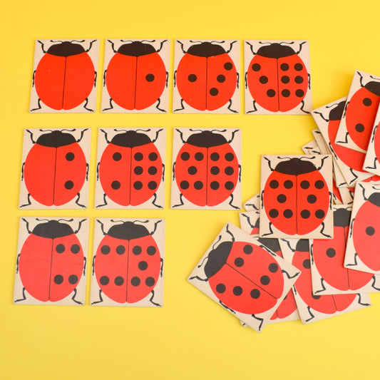 Vintage 1970s Ladybird Domino Puzzle - Gorgeous
