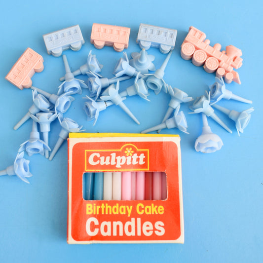 Vintage 1960s Plastic Cake Decorating Bits by Pineapple Retro
