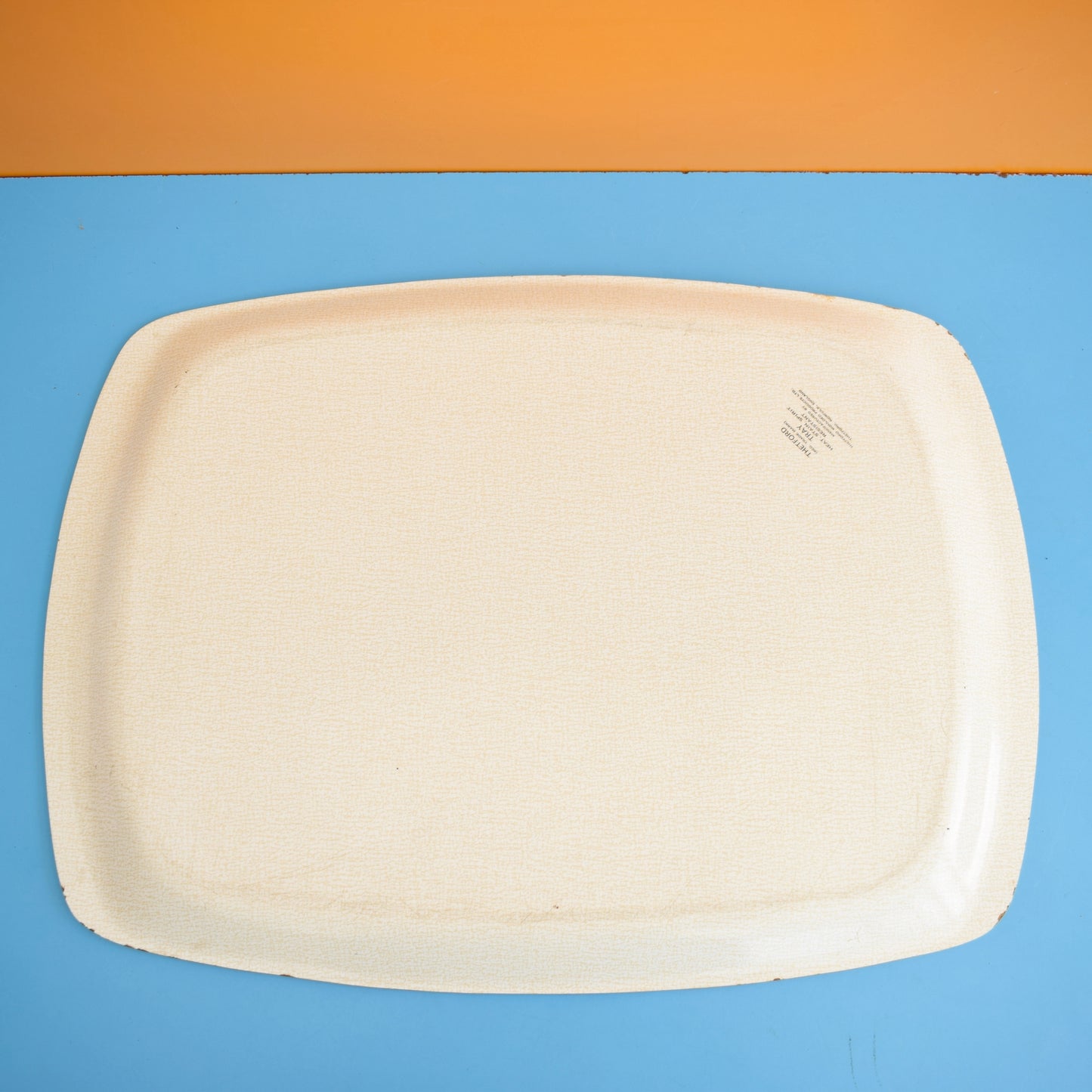 Vintage 1960s Flower Power Thetford Tray - Purple