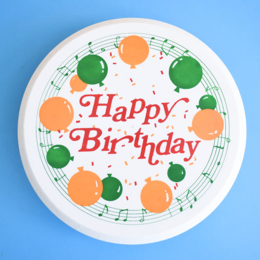Vintage 1970s Musical Cake Plate - Boxed by Pineapple Retro