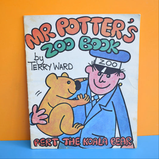 Vintage 1970s Mr Potter's Zoo Book - Terry Ward
