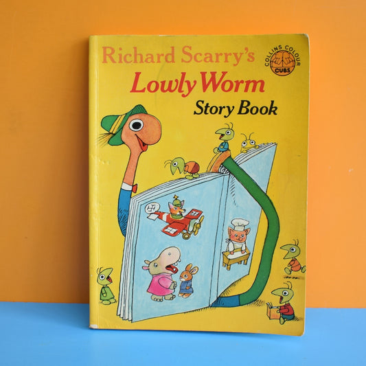 Vintage 1970s Lowly Worm Book - Richard Scarry by Pineapple Retro