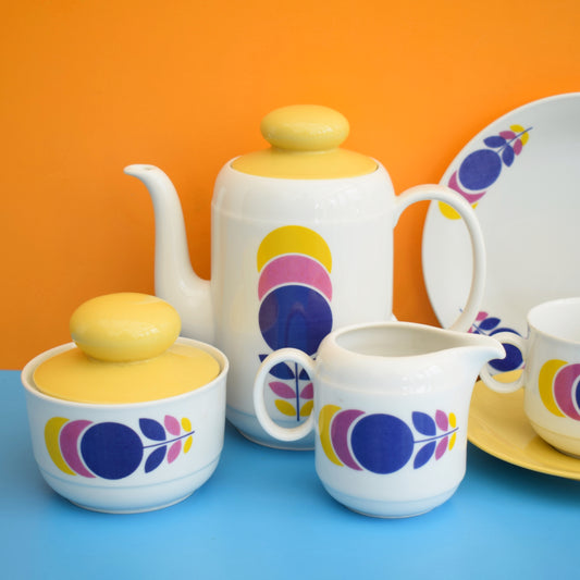 Vintage 1970s W German Tea Set - Geometric by Vintage