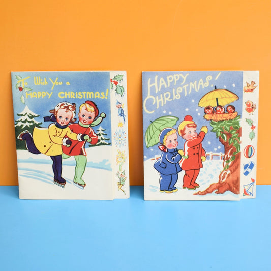 Vintage 1950s Christmas Greeting Cards - Unused by Vintage