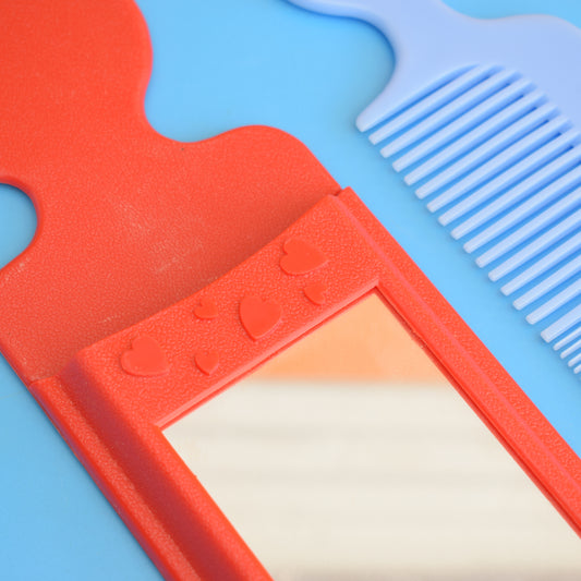 Vintage 1970s Maxi Comb & Mirror - Boxed by Pineapple Retro