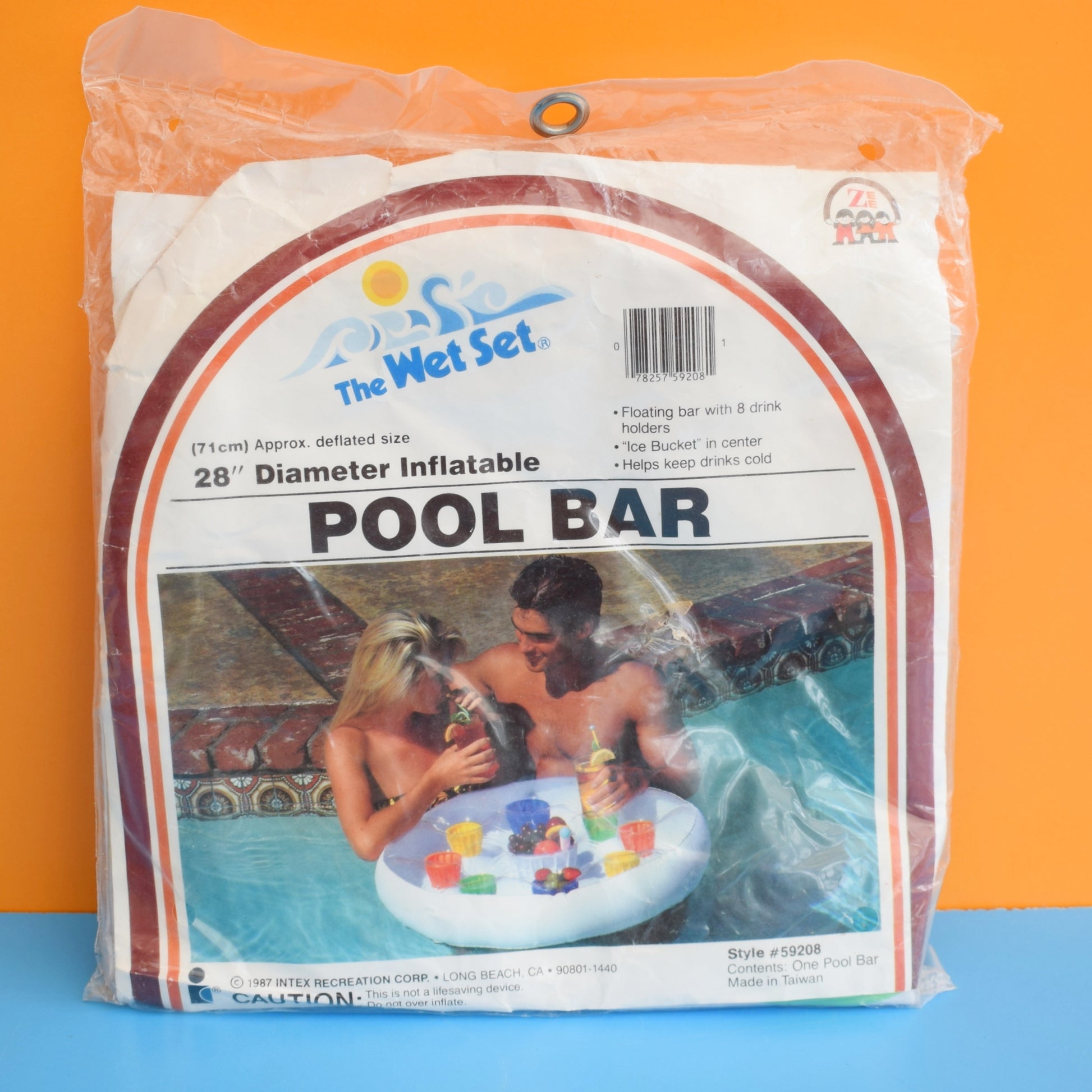 Vintage 1980s Inflatable Pool Bar - Brand New – Pineapple Retro