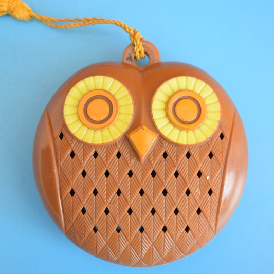 Vintage 1970s Plastic Pomander - Owl