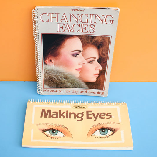 Vintage 1980s Makeup Books- St Michael by Pineapple Retro