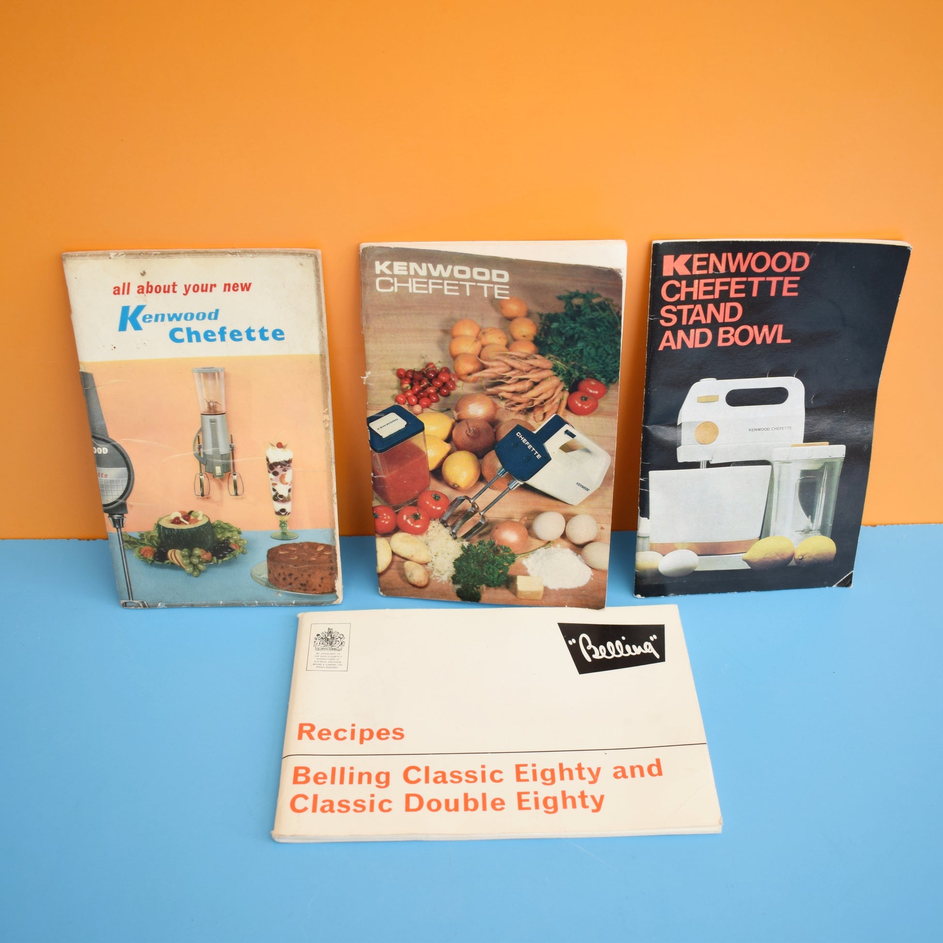 Vintage 1960s Recipe Books - Kenwood / Belling by Vintage