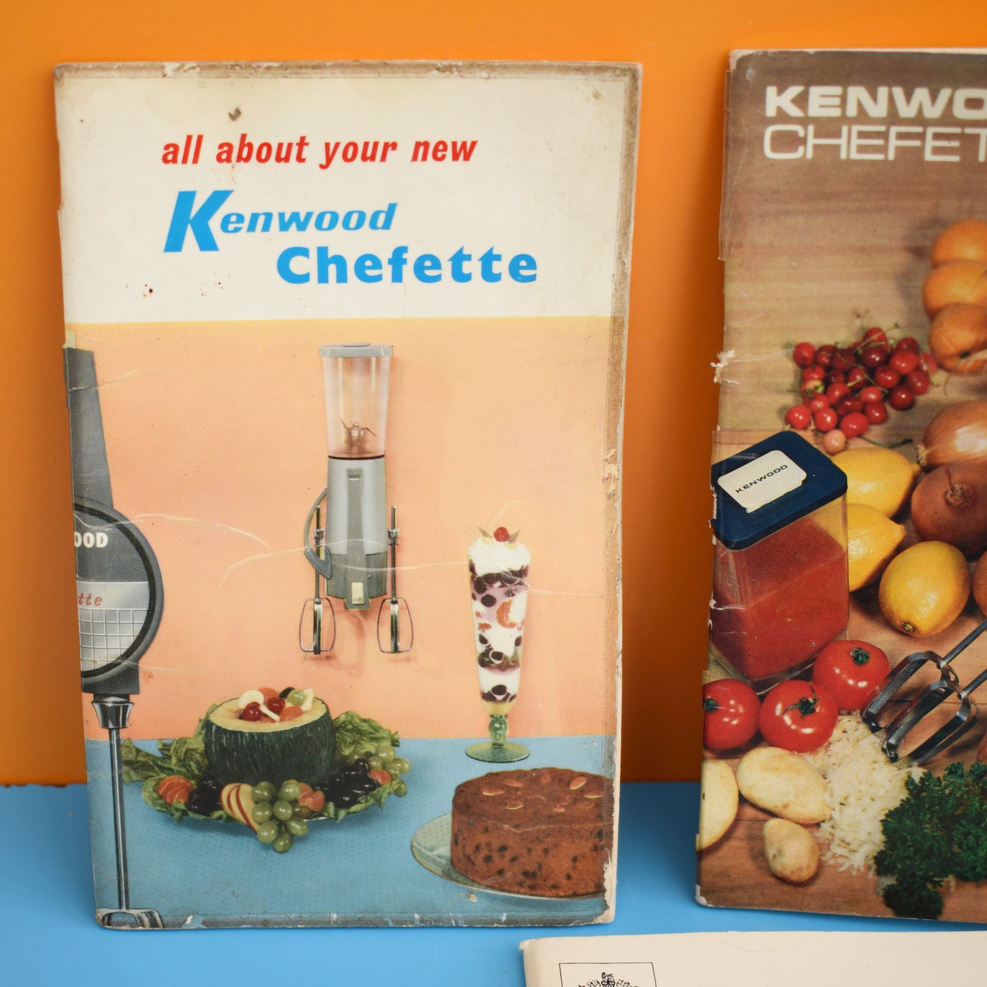 Vintage 1960s Recipe Books - Kenwood / Belling by Vintage