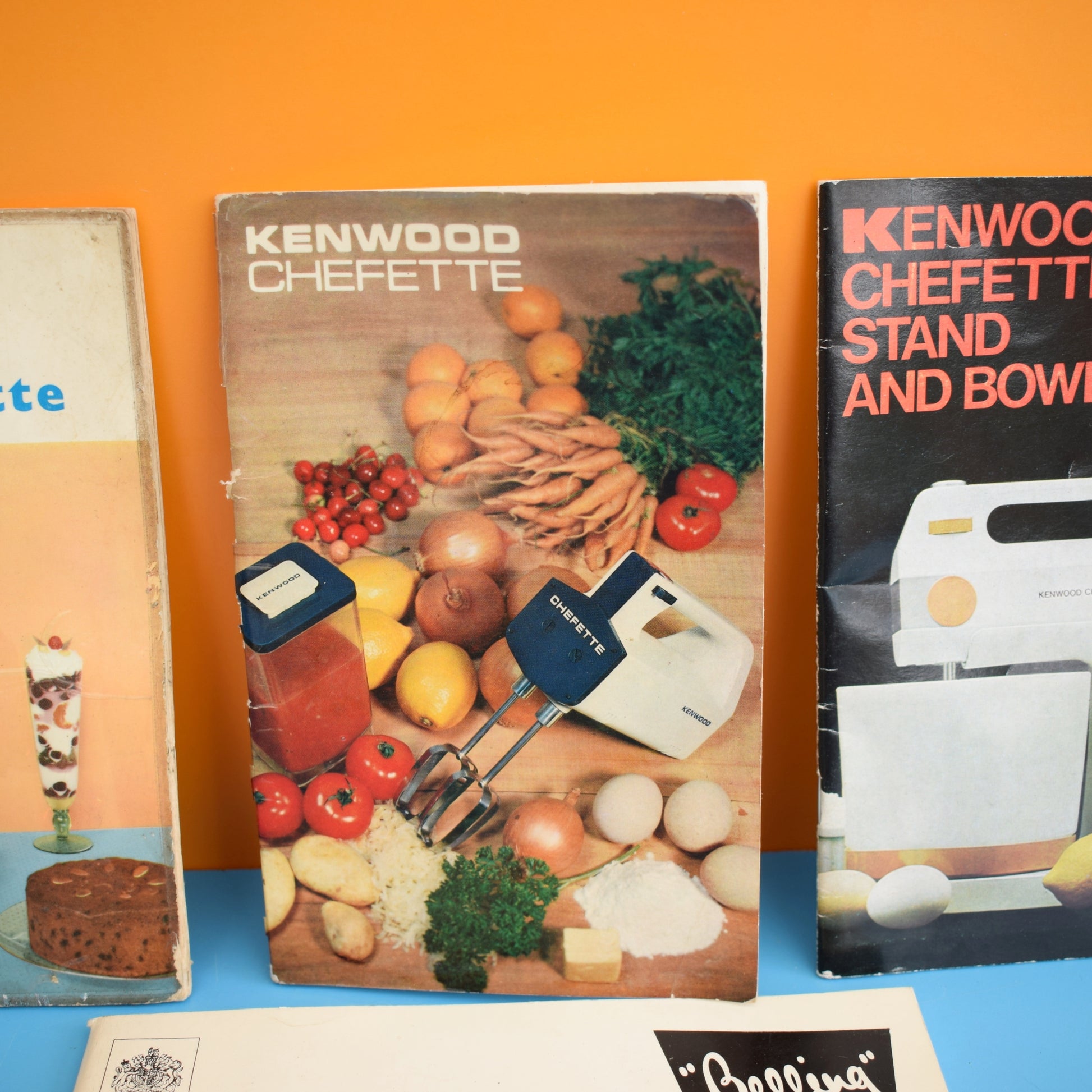 Vintage 1960s Recipe Books - Kenwood / Belling by Vintage