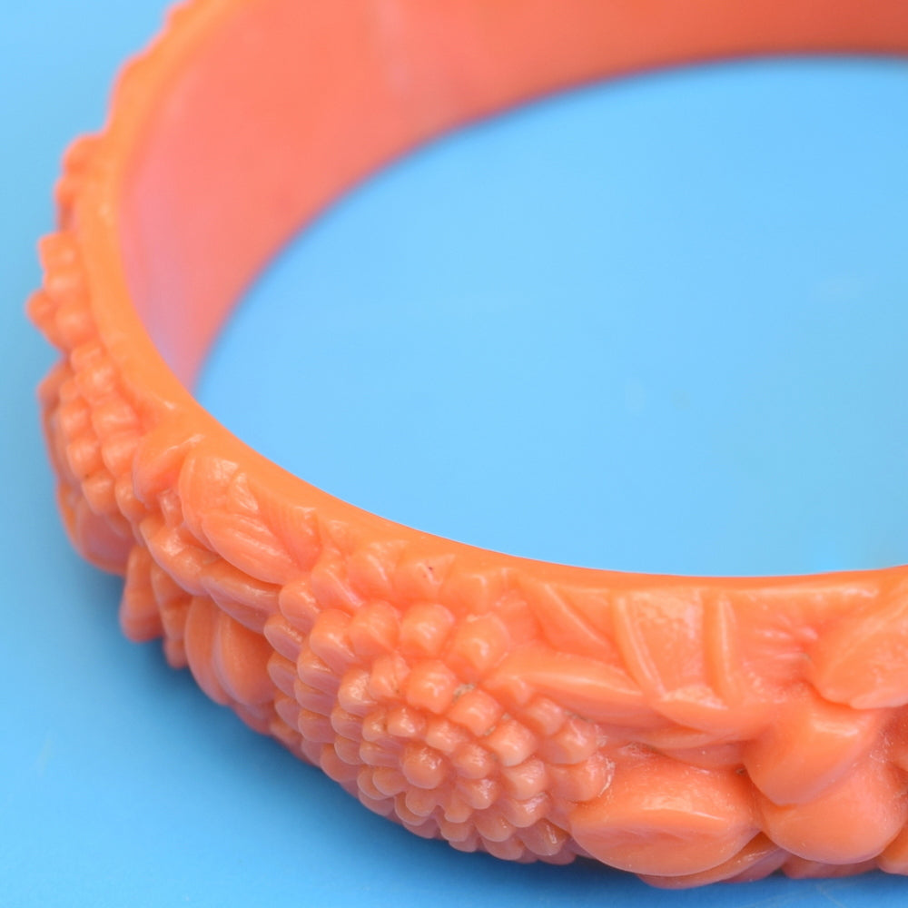Vintage 1950s Celluloid Jewellery - Bangle, Buckle / Hair Clip