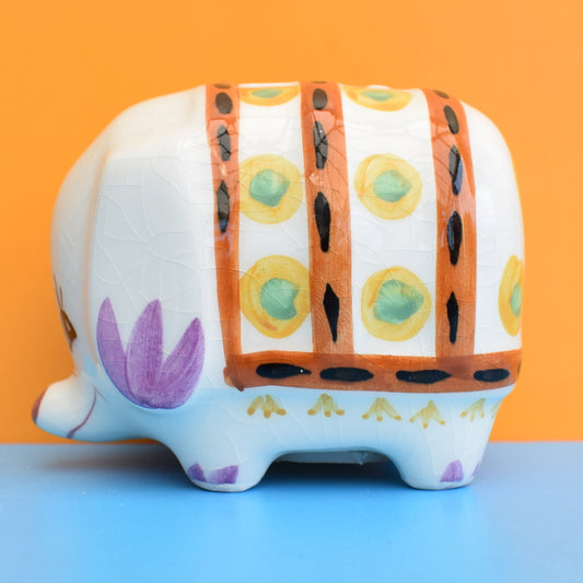 Vintage 1960s Mini Elephant Money Box