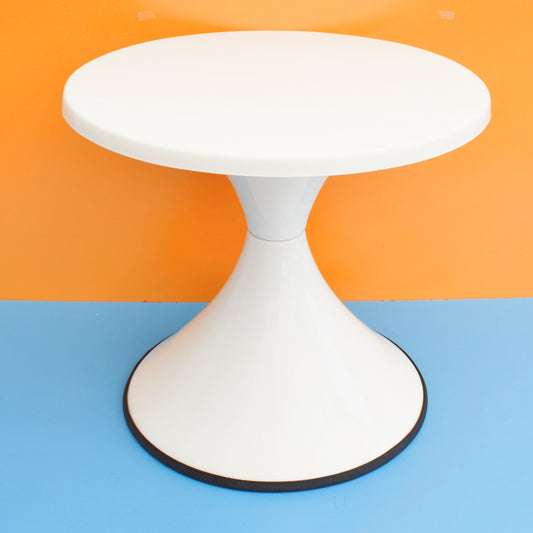 Vintage 1970s Side / Coffee Table - White Gloss by Pineapple Retro