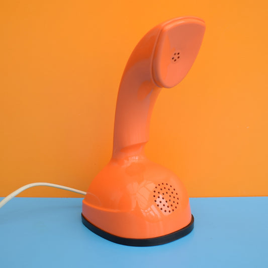 Vintage 1960s Rare Ericofon Cobra Home Phone - Sweden - Orange by Pineapple Retro
