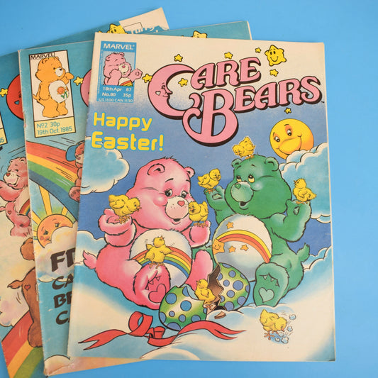 Vintage 1980s Care Bear Magazines / Book by Pineapple Retro