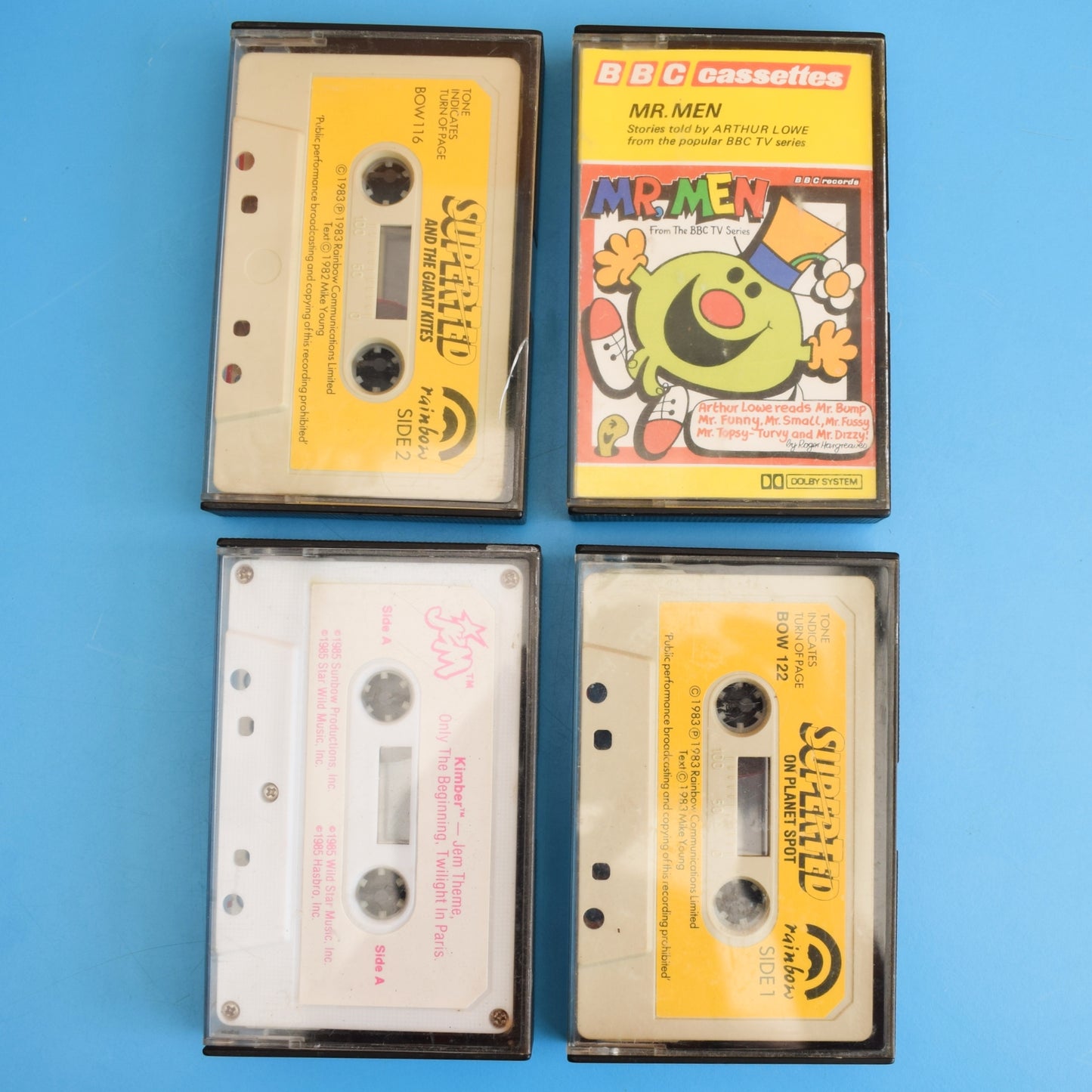 Vintage 1980s Kids Cassette Tapes