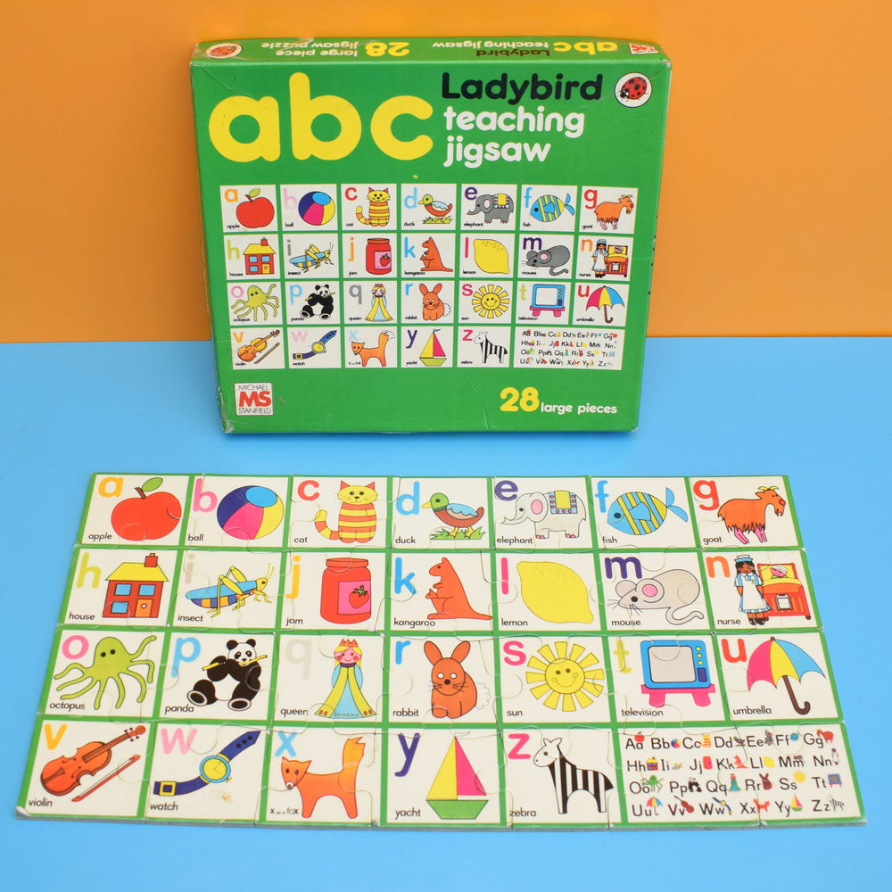 Vintage 1980s Ladybird Jigsaw Puzzle - ABC teaching