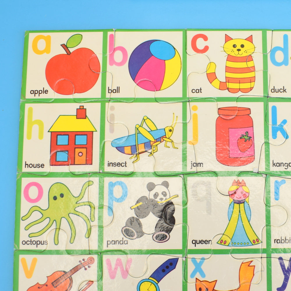 Vintage 1980s Ladybird Jigsaw Puzzle - ABC teaching