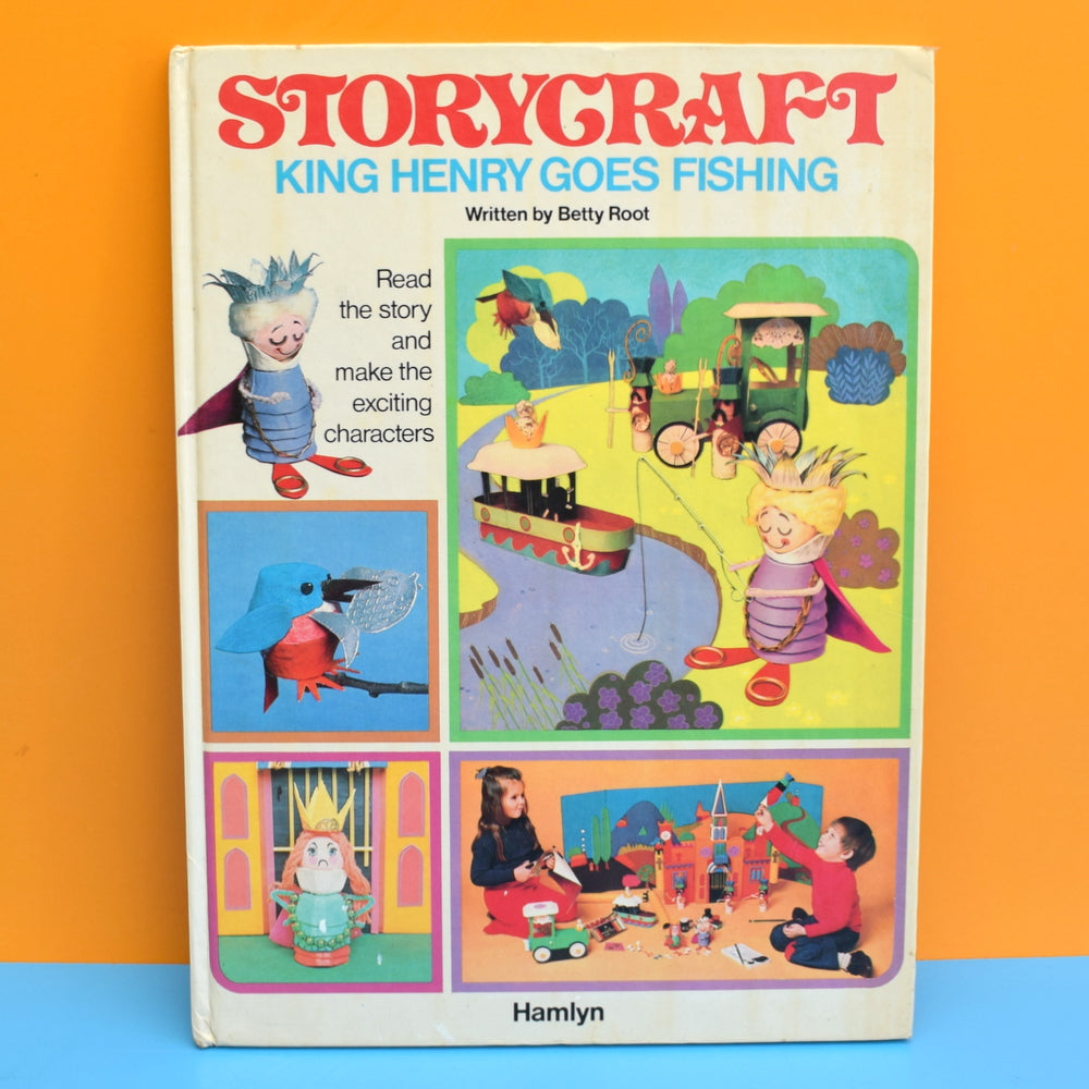 Vintage 1970s Craft Book - Storycraft King Henry Goes Fishing