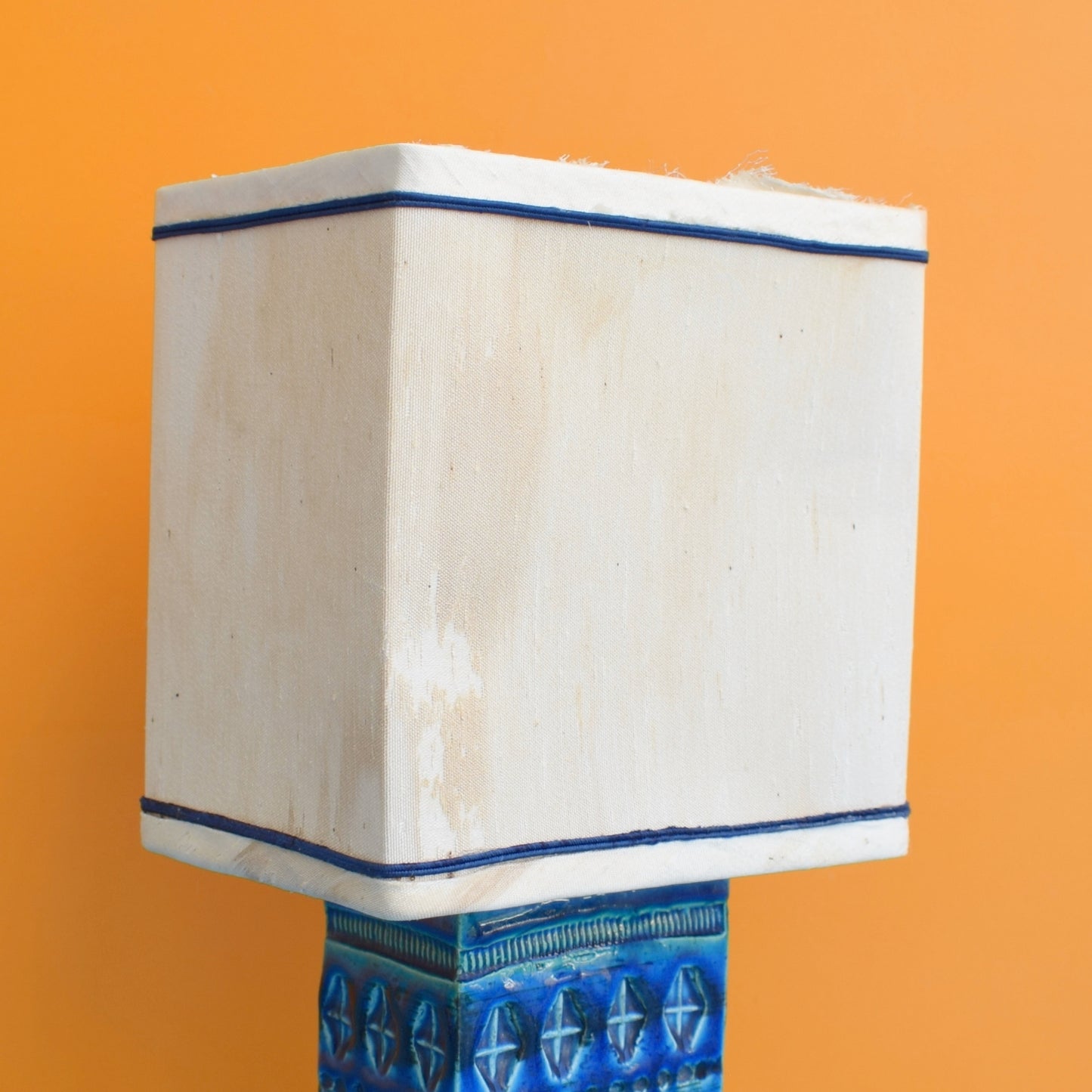 Vintage 1960s Bitossi Italian Ceramic Slab Lamp
