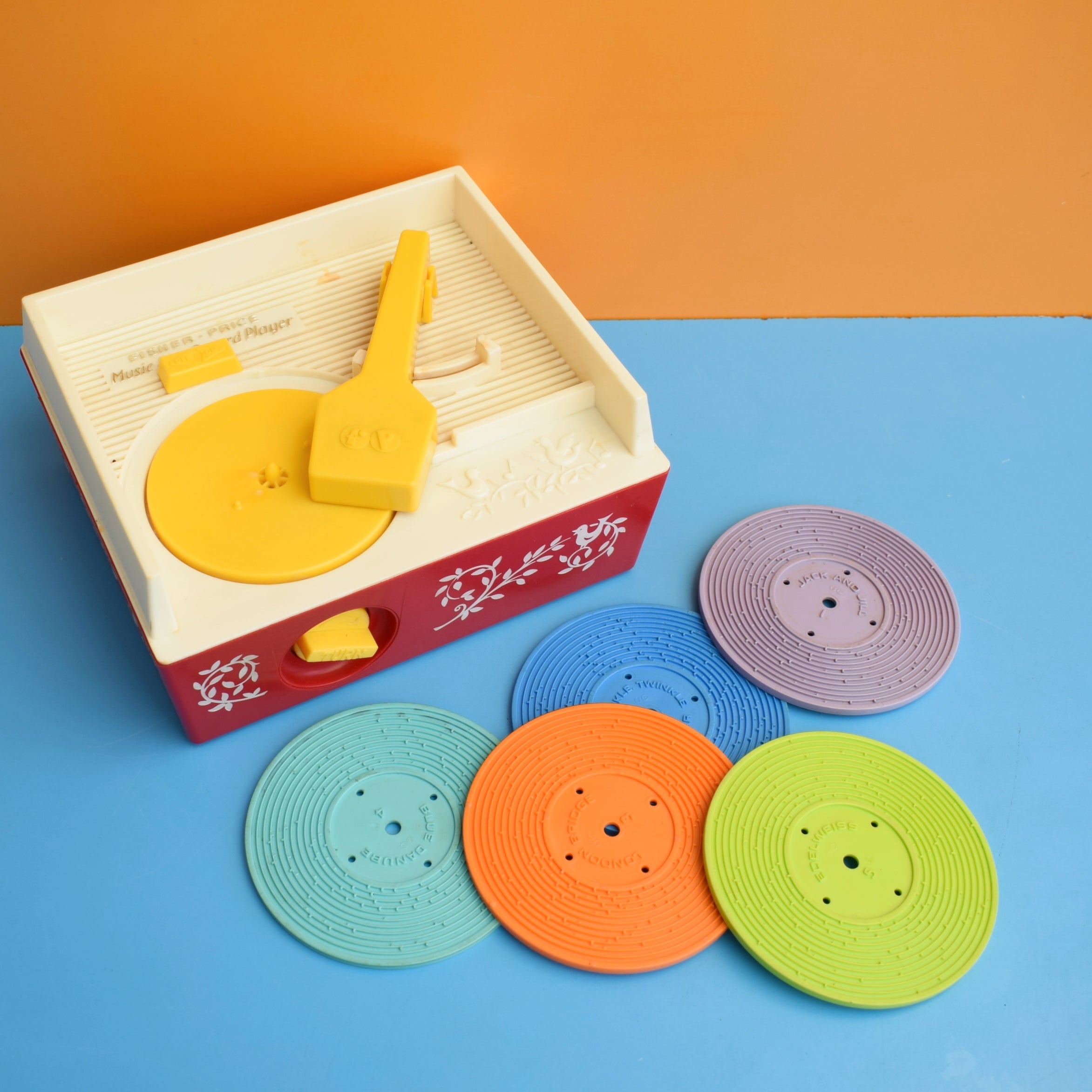 Vintage 1980s Fisher Price Music Box Record Player . – Pineapple Retro