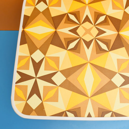 Vintage 1960s Folding Low Table - Geometric by Vintage